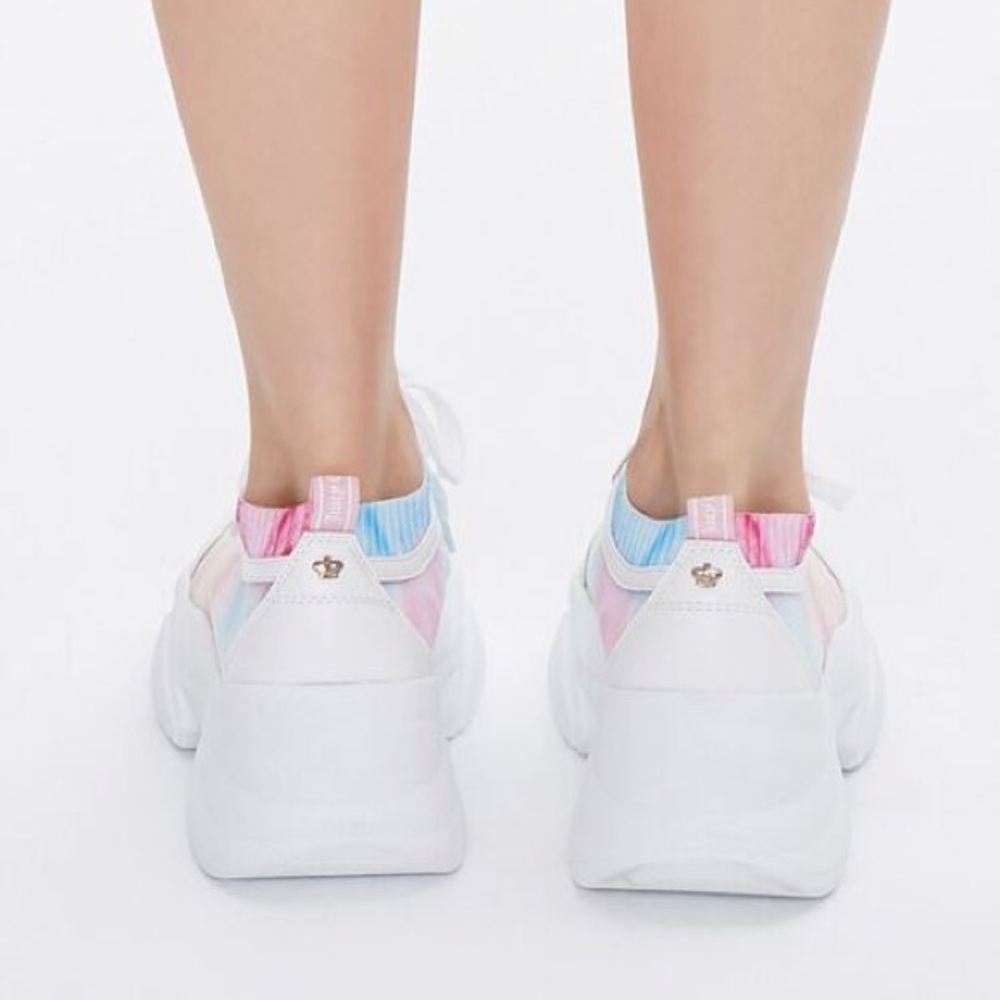 LAST PAIR NWT Juicy Couture Multicolor Watercolor Low-Top - Picture 4 of 10